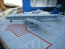 EL AL Israel Airlines B 707-400 Blue title livery